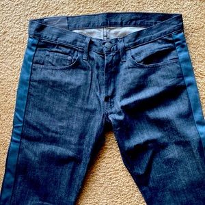 J Brand Tyler Black Tuxedo Jeans